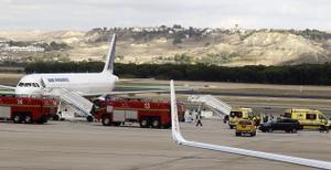 Imagen de archivo de una pista del aeropuerto de Barajas. 