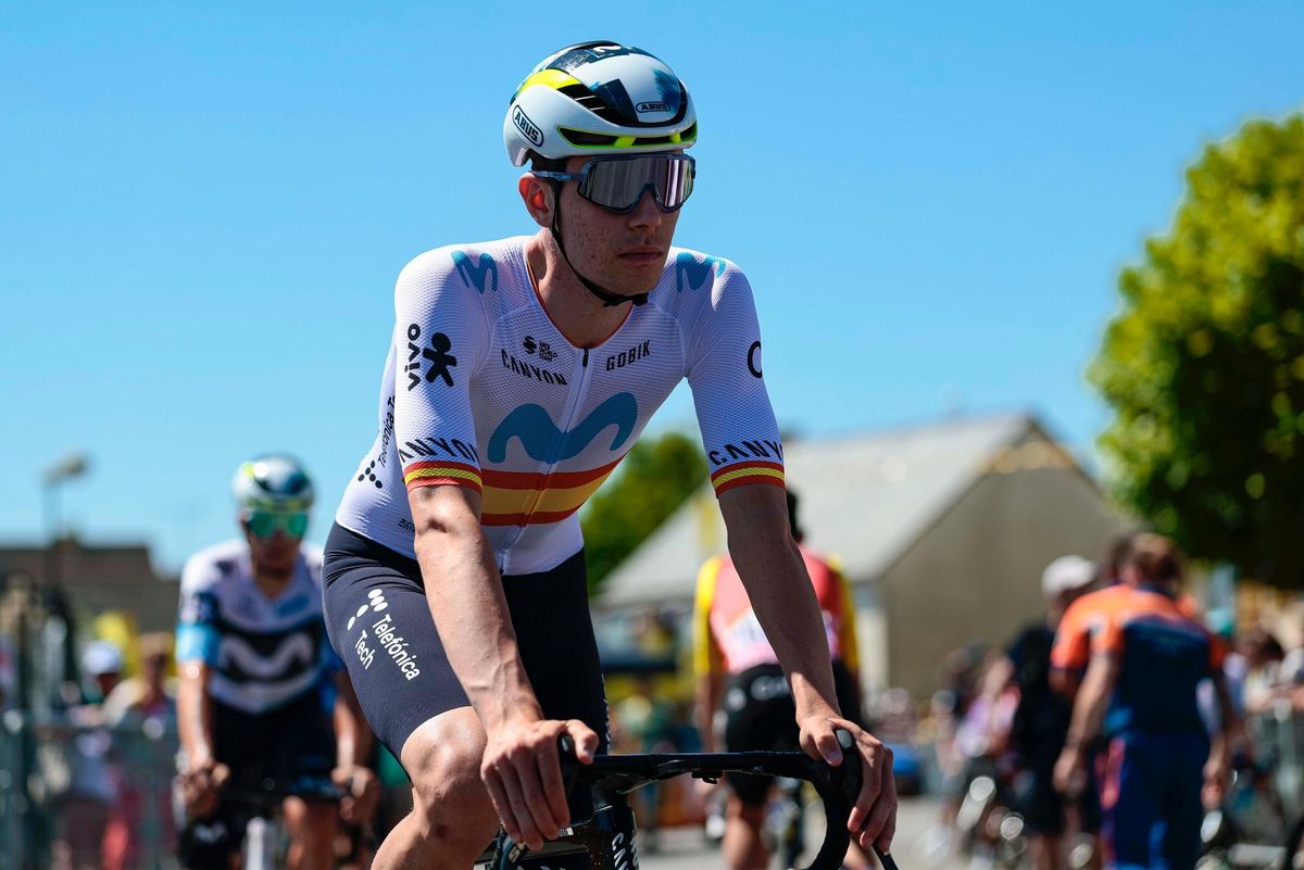 Iván Romeo, campeón de España y corredor del Movistar.