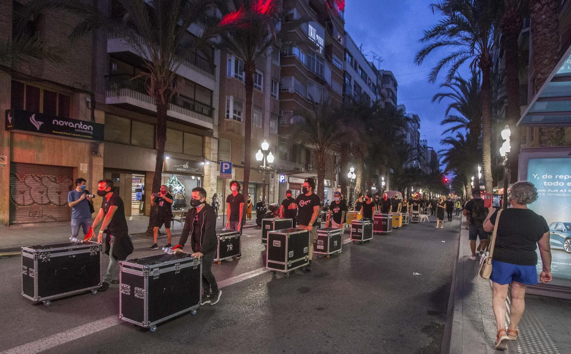 Manifestación de Alerta Roja