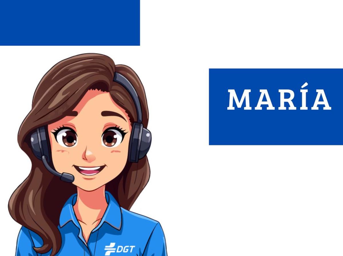 María, la asistente virtual de la DGT.