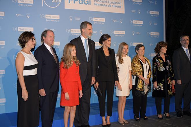 La familia real en los Premios Princesa de Girona en Barcelona