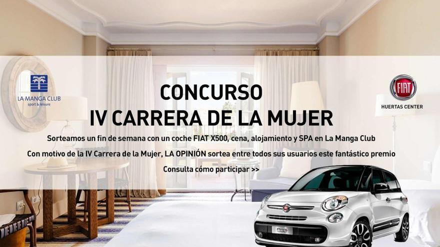 Sorteamos un fin de semana con un FIAT X500, cena, hotel y SPA en La Manga Club