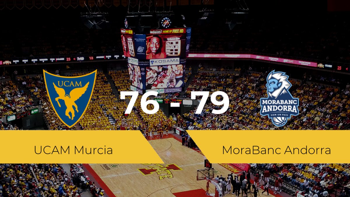 El MoraBanc Andorra logra vencer al UCAM Murcia (76-79)