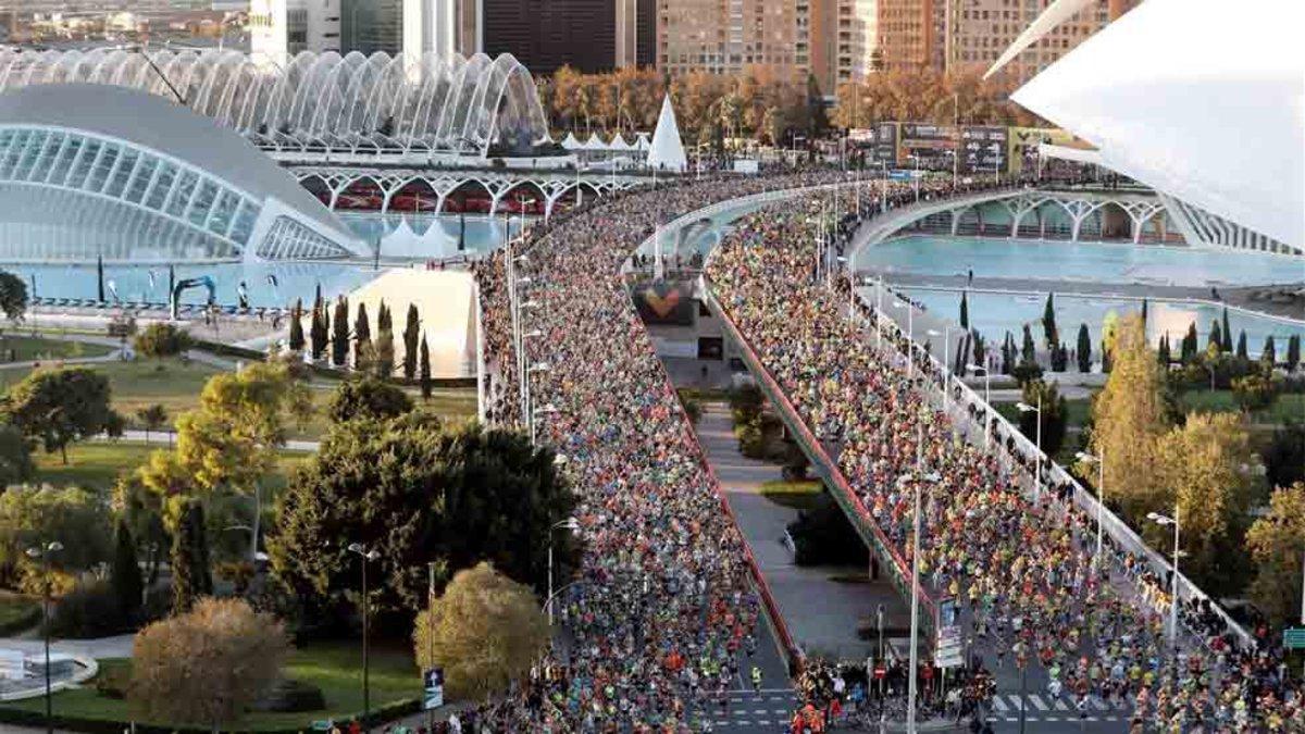 Una imagen de la Maratón de Valencia