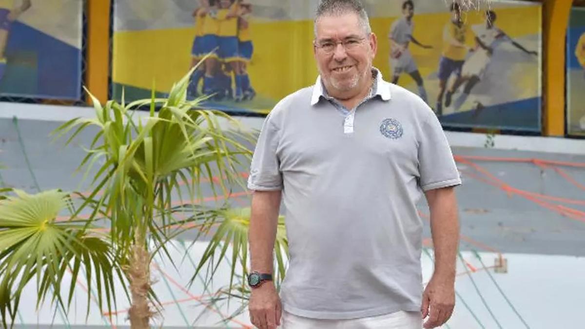 Pacuco Rosales, en el Estadio Insular.