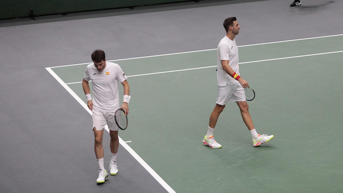 Pedro Martínez y Marcel Granollers