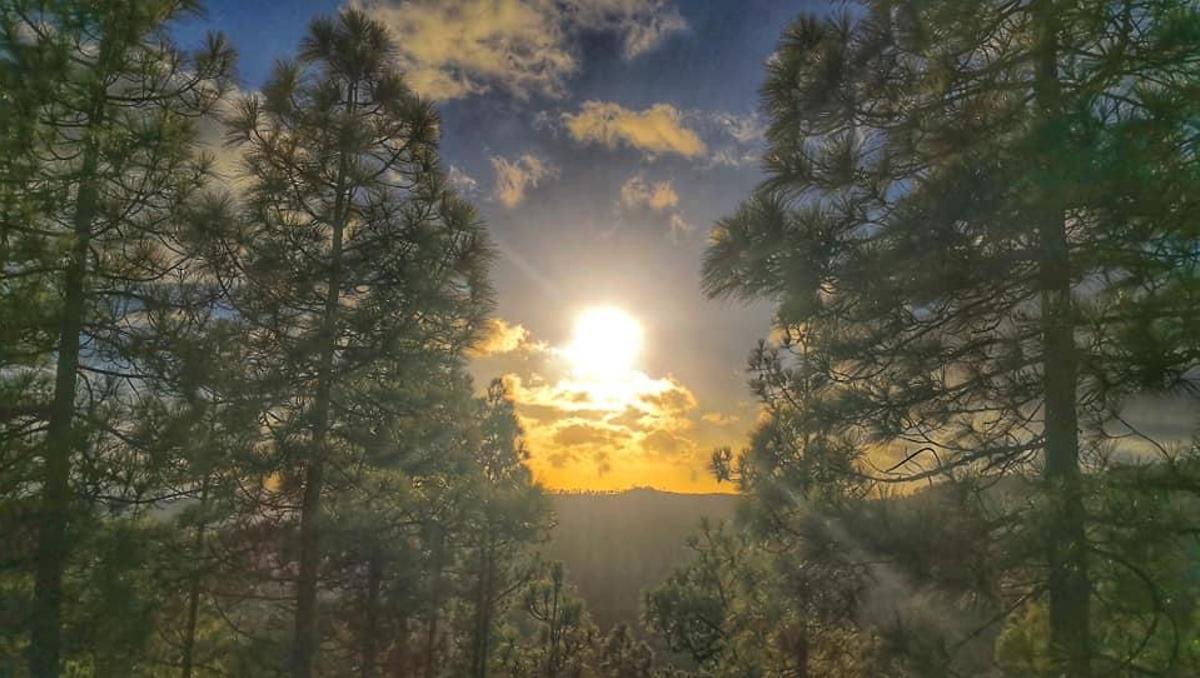 Atardecer en el Mirador Cruz de San Antonio, en la Presa de Los Mulatos