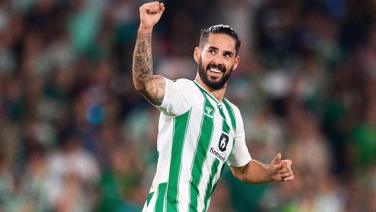 Isco en un partido con el Betis