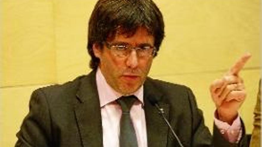 L&#039;alcalde de Girona, Carles Puigdemont, en una imatge recent.