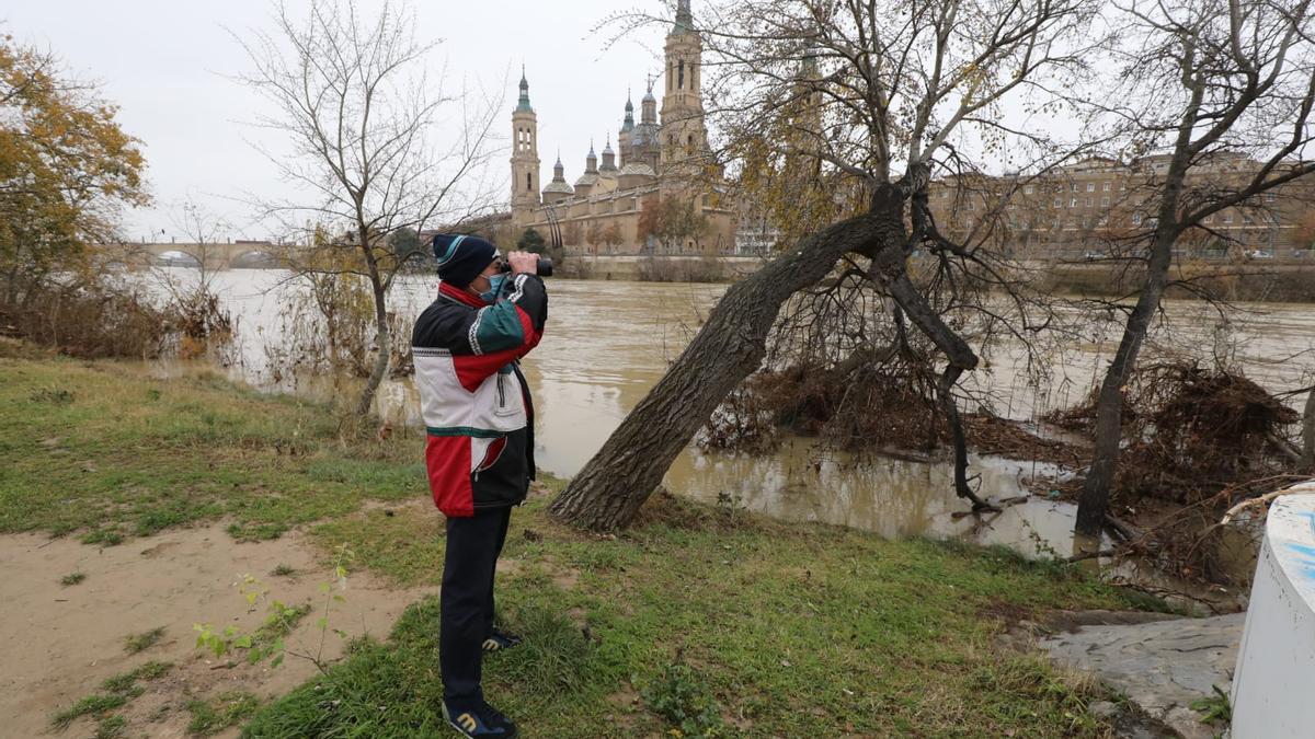 Zaragoza empieza a limpiar los efectos de la crecida