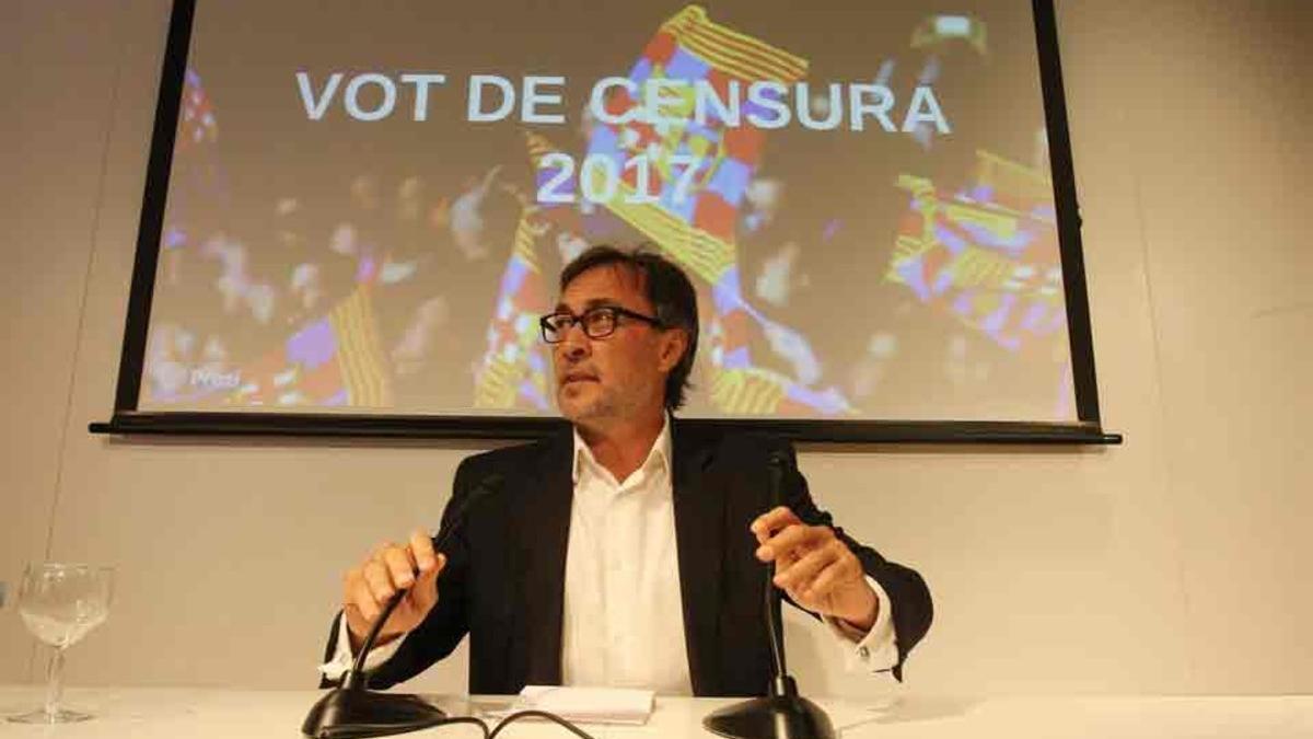 Agustí Benedito presentará una moción de censura