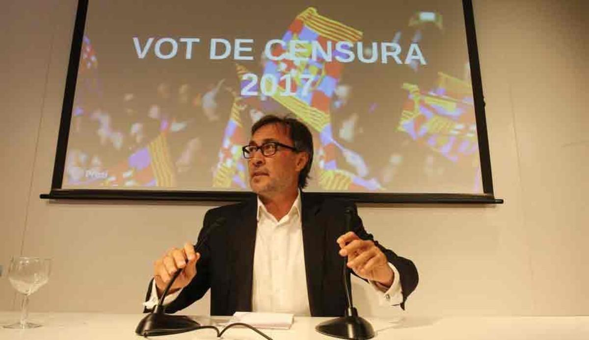 Agustí Benedito presentará una moción de censura