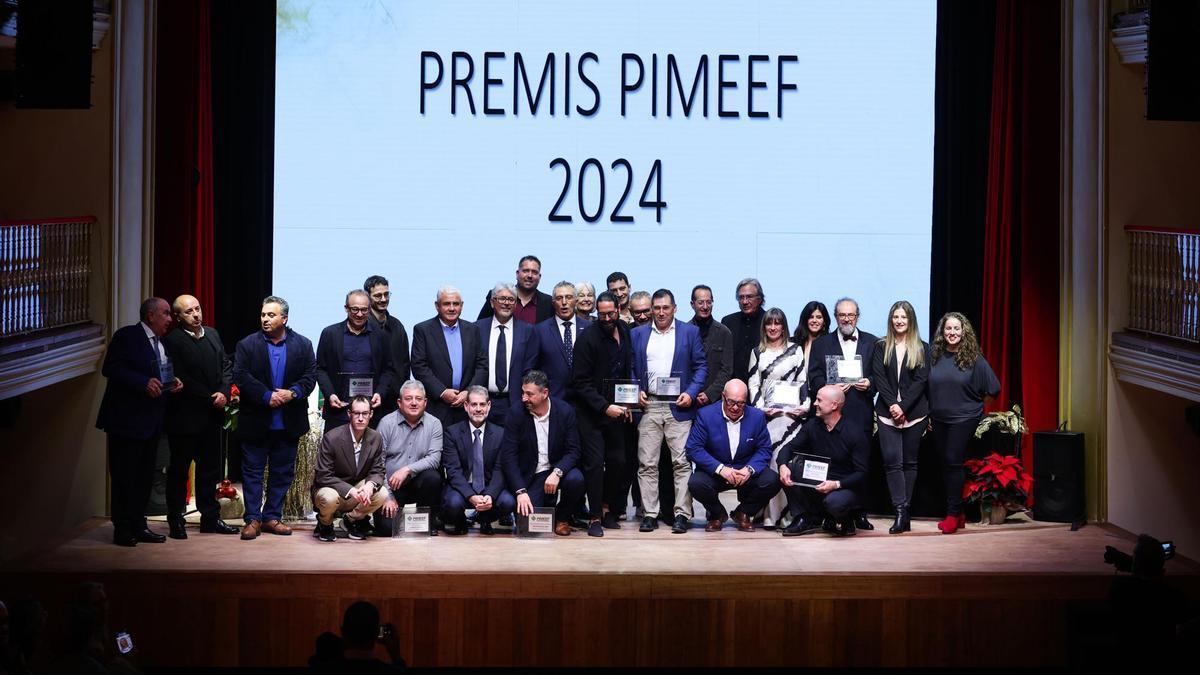 Los galardonados con los Premis Pimeef en la edición de 2024