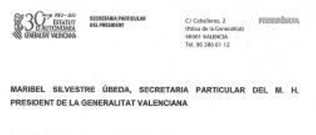 Los papeles desvelados incluyen facturas de compra de productos naturales para el sistema defensivo en supermercados y herboristerías. Son gastos pequeños autorizados por la secretaria personal del presidente Fabra.