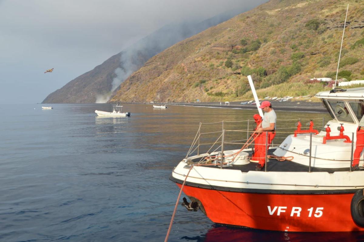 Erupció del volcà Stromboli