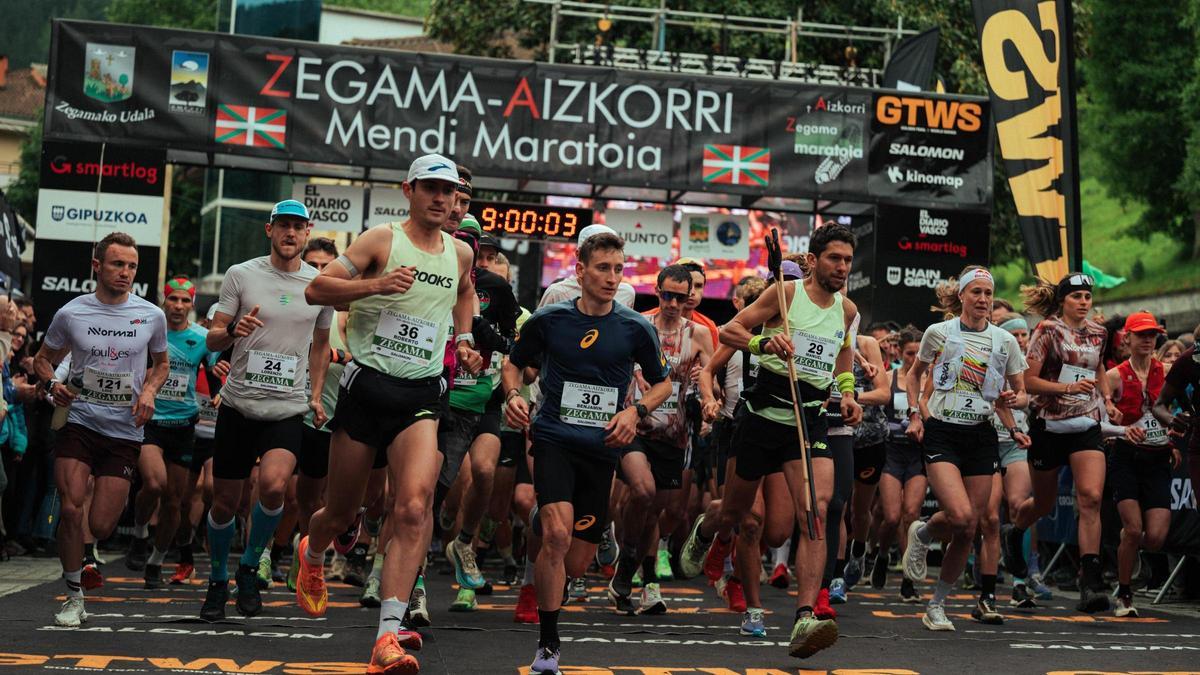 La salida de la Zegama en la edición de 2026