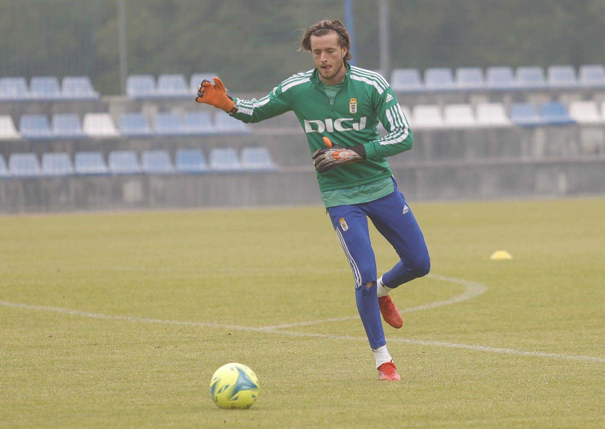 Las imágenes del entrenamiento del Oviedo