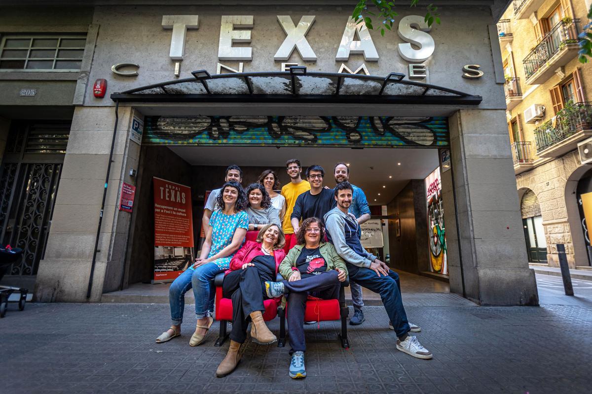 El nuevo equipo del Texas reconvertido en teatro, con Cisquella y Pasola al frente.