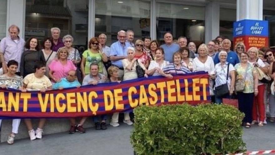 Una seixantena de persones participen a l’excursió de la Penya Blaugrana de Sant Vicenç | ARXIU PARTICULAR