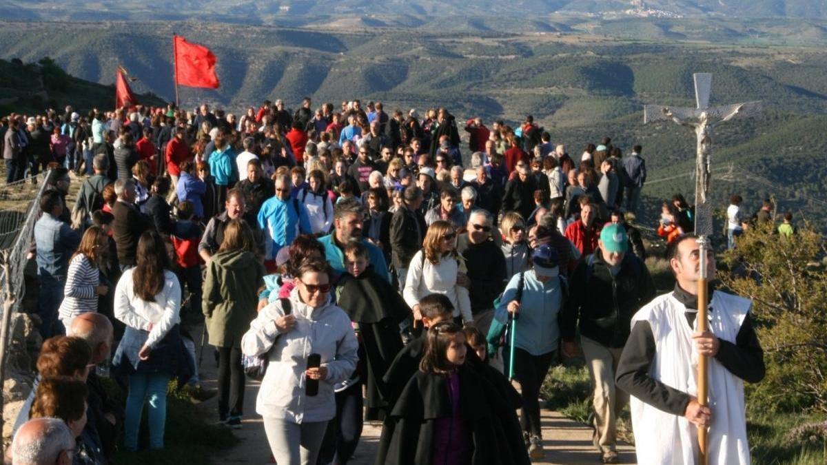 Suspenden la rogativa de Catí a Castellfort por el coronavirus