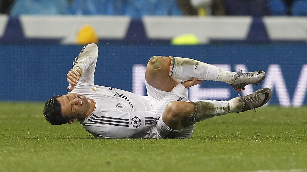 Lesión rodilla Cristiano Ronaldo en 2014