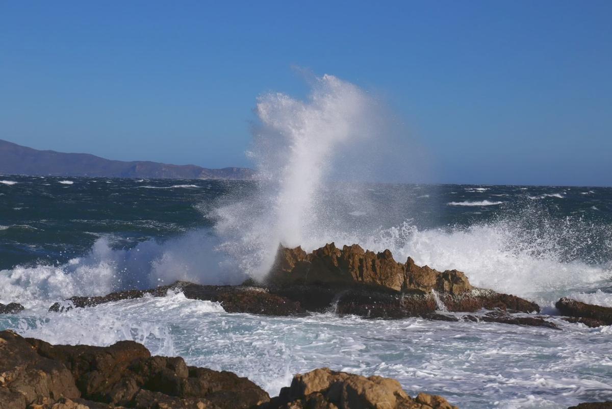 Un dia de vent a l’Escala.