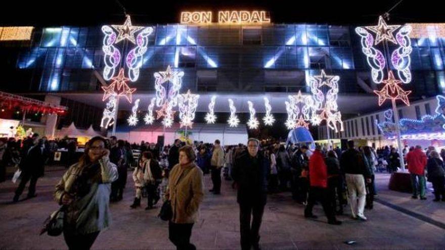 La plaza de la Navidad de Benidorm durante su última edición.