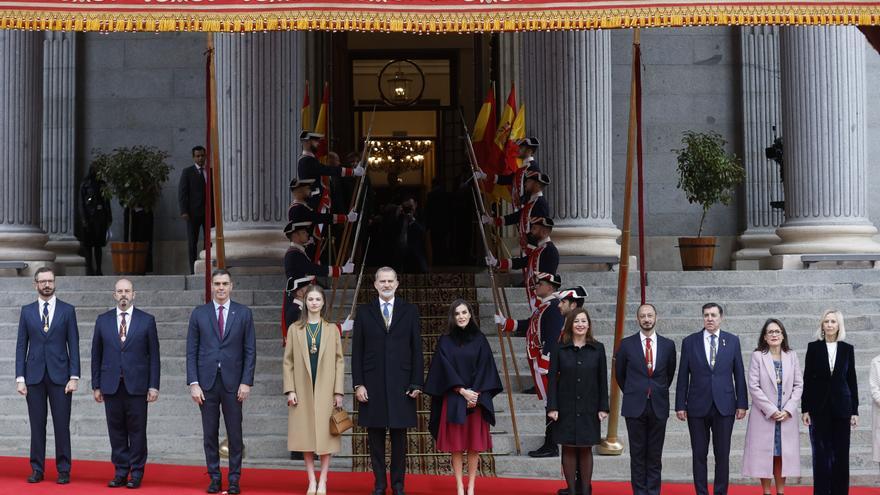 La apertura de la XV Legislatura de las Cortes Generales, en imágenes