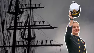 La instrucción de Leonor en el "Elcano", al descubierto: un bergantín goleta y 140 días de travesía y mar forjan el carácter