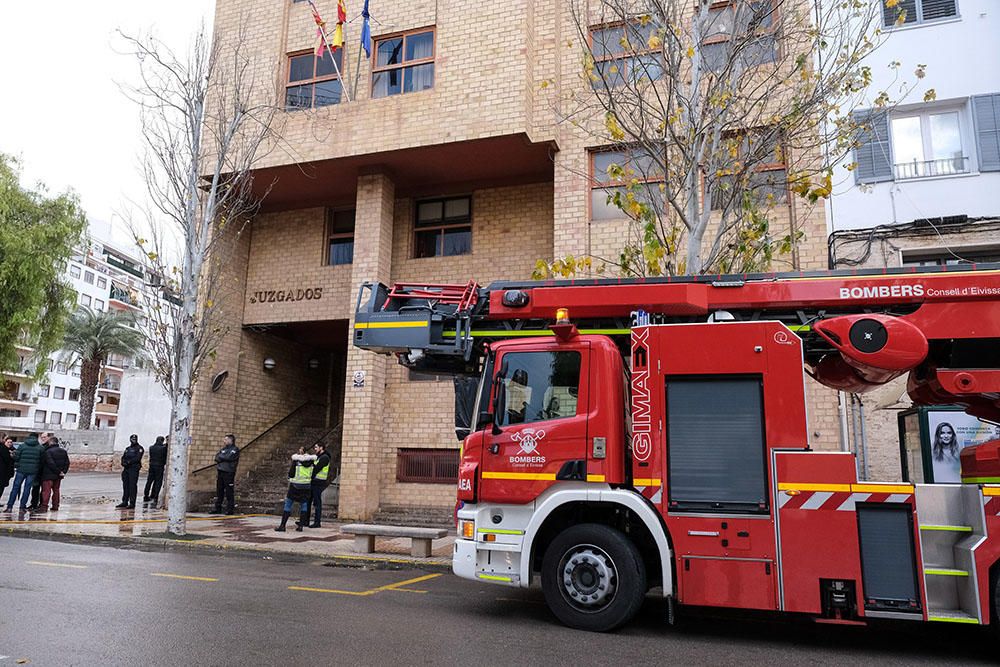 Incendio en los Juzgados de Ibiza