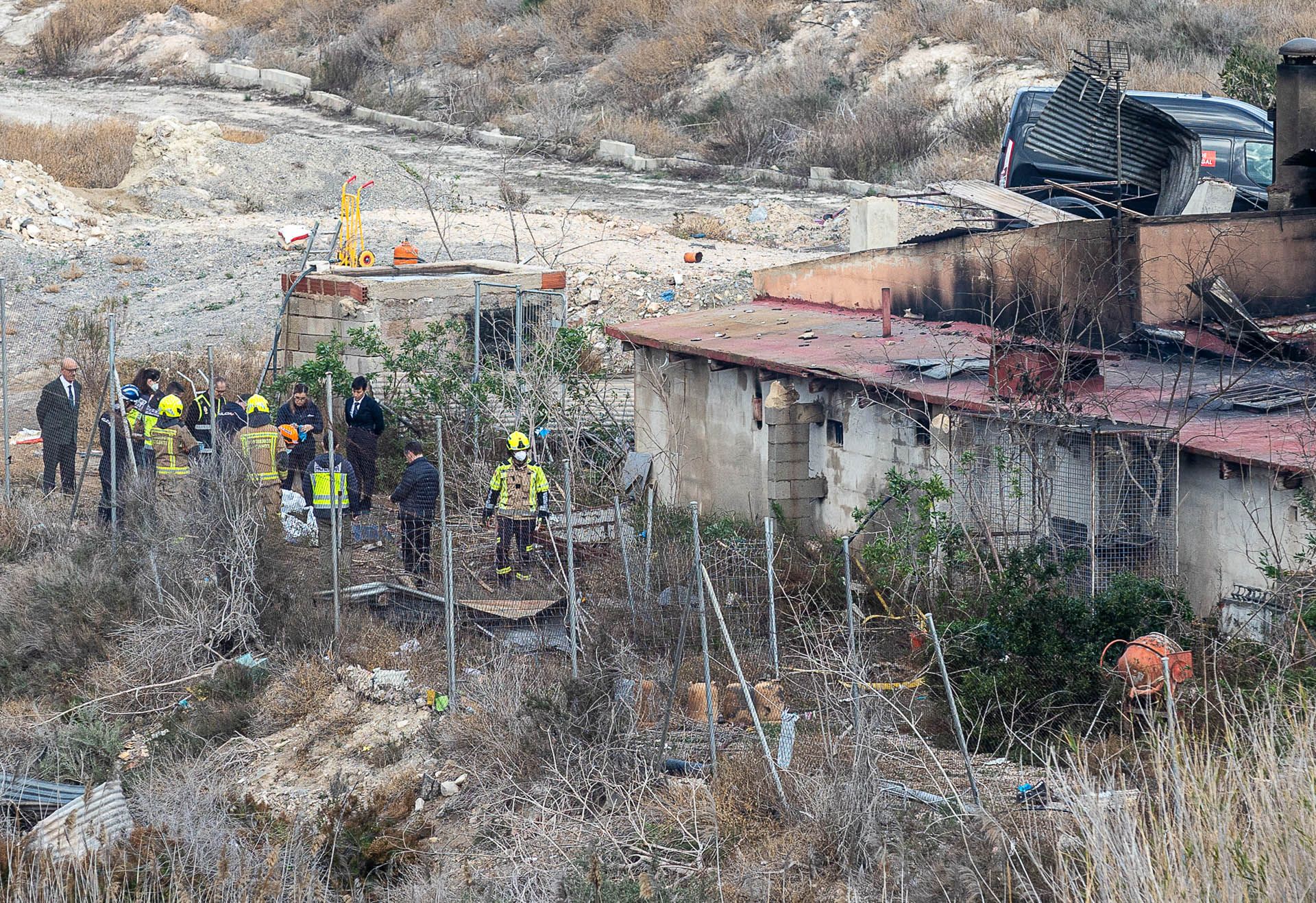 Grave explosión en la pirotecnia Hermanos Sirvent en Fontcalent, Alicante