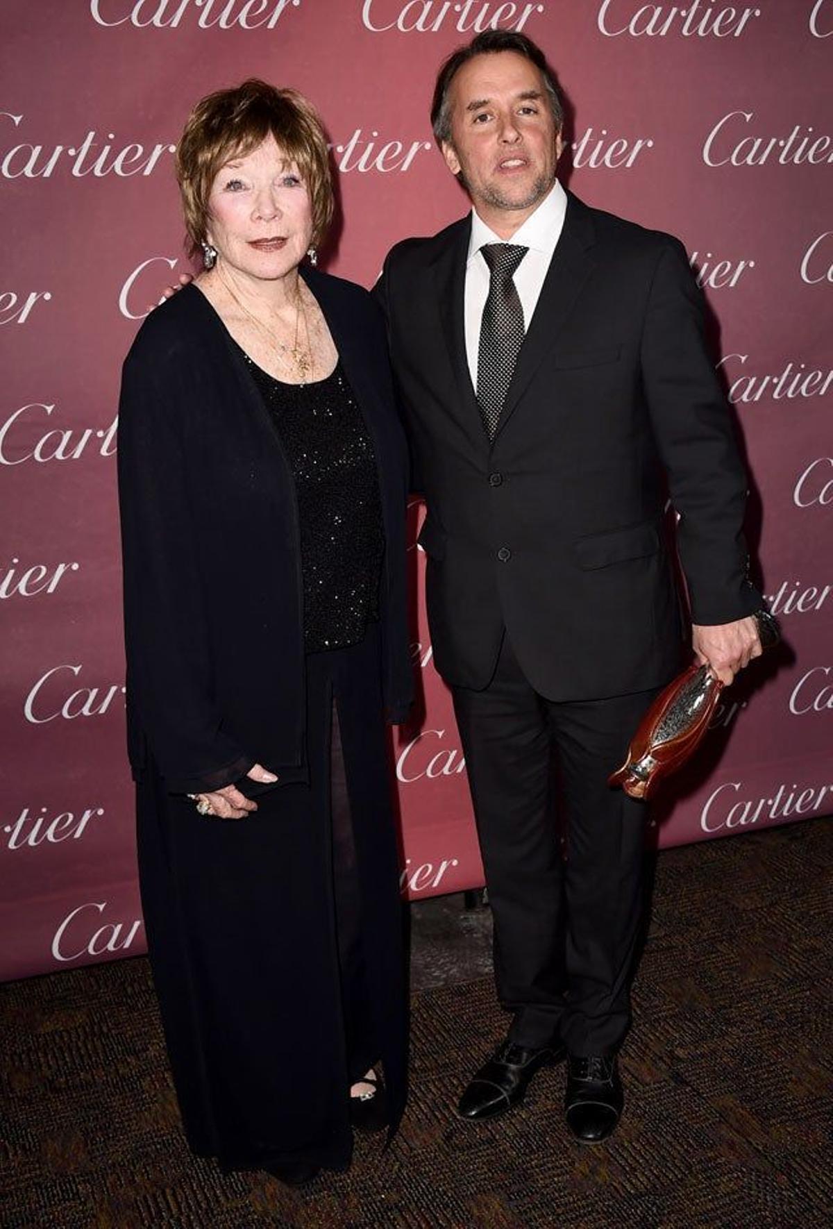 Shirley MacLaine y Richard Linklater en la gala Palm Springs