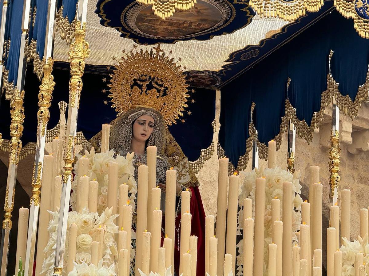 Nuestra Señora de la Palma tras su salida de San Lorenzo.