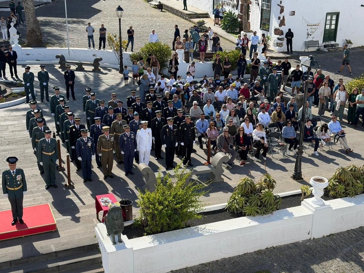 Lanzarote celebra los 182 años de historia de la Guardia Civil con un gran acto institucional