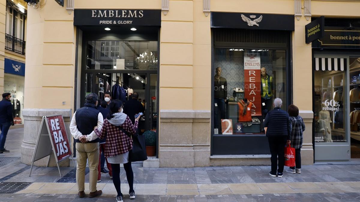 Un comercio de Málaga.