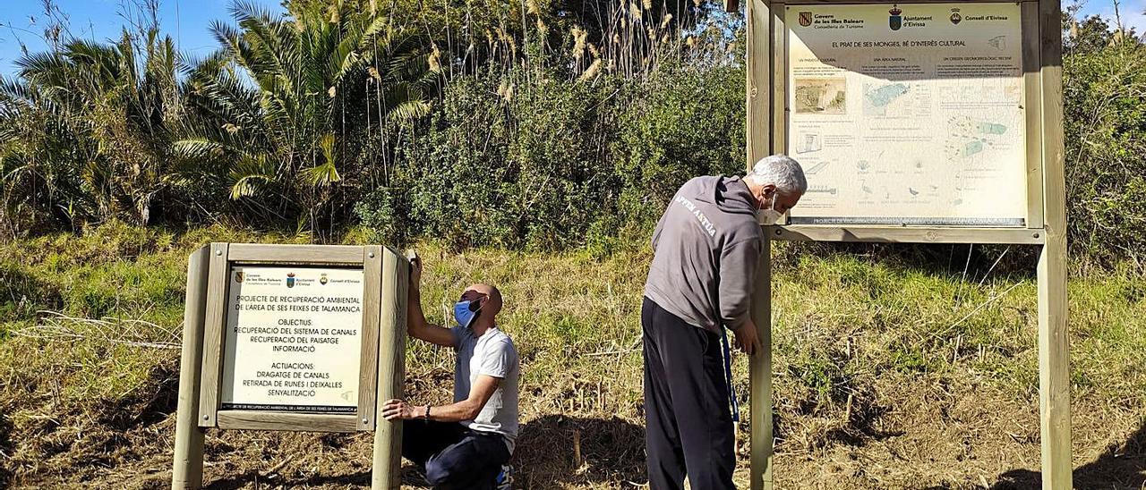 Nueva cartelería informativa en Ses Feixes de Vila