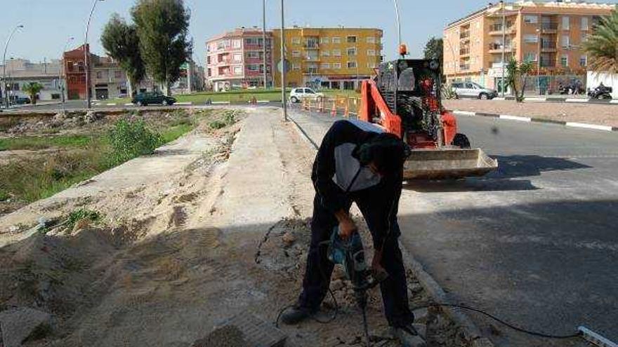 Almoradí reparará 1.600 metros de aceras