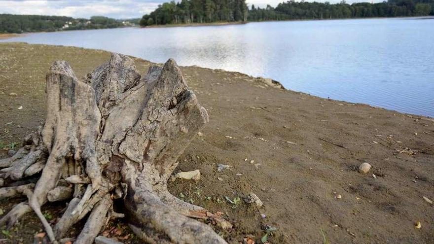 Estado del embalse de Cecebre el pasado 18 de septiembre.