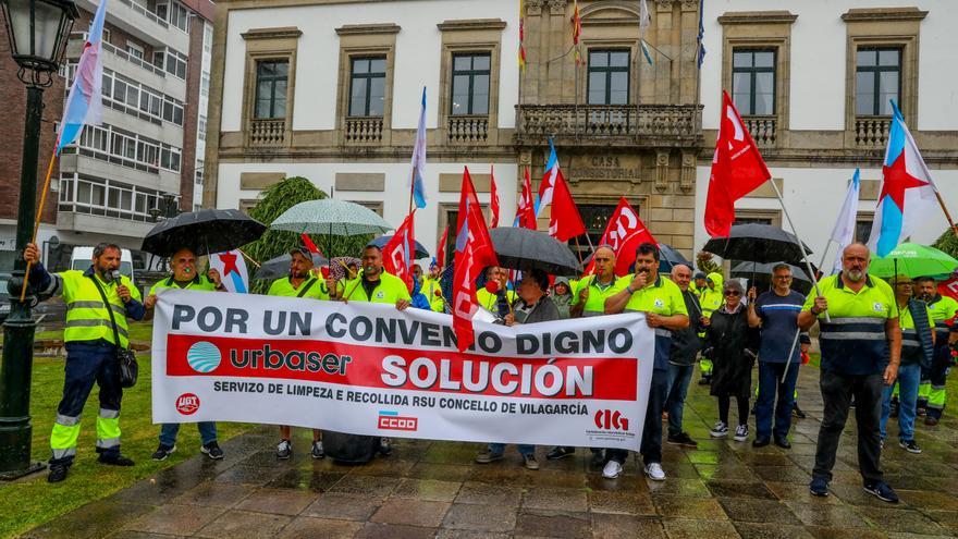 Suspendida la huelga de la recogida de la basura en Vilagarcía