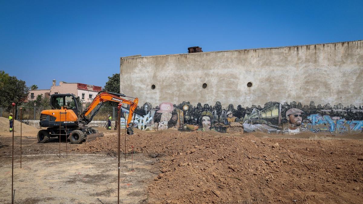 Inicio de las obras de construcción del Pump Track en Torrent.
