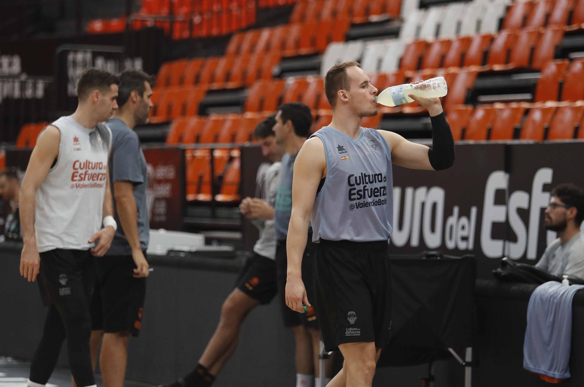 Así fue la sesión de entrenamiento para Valencia Basket