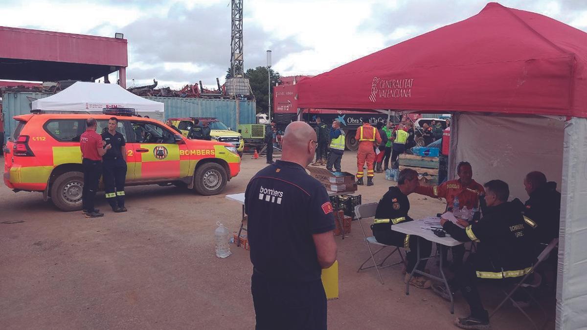 Jordi Martín durant la seva estada a València per la DANA.