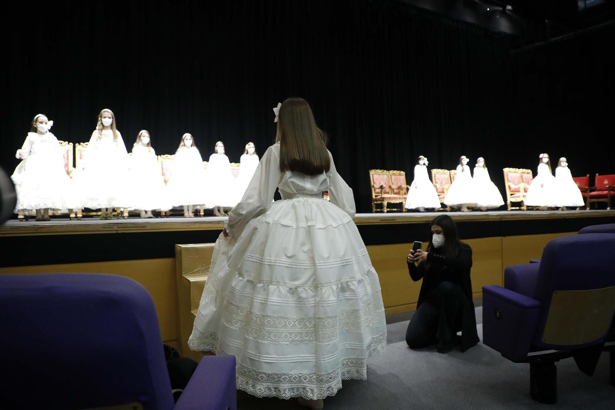 Ensayo de la exaltación de las Falleras Mayores de València 2022