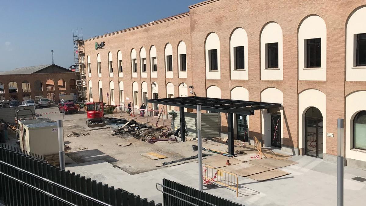 Las obras de la estación del tren estarán finalizadas este verano