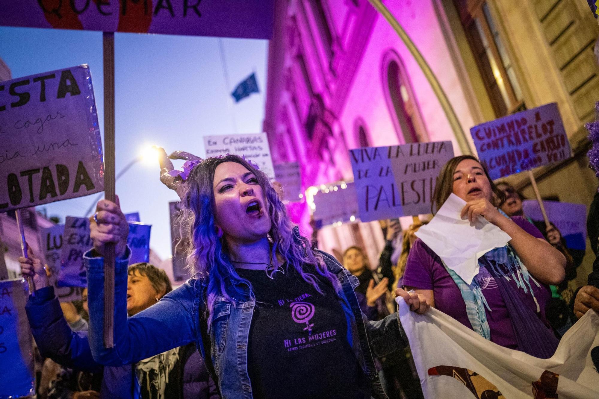 Manifestación del 8M en Santa Cruz