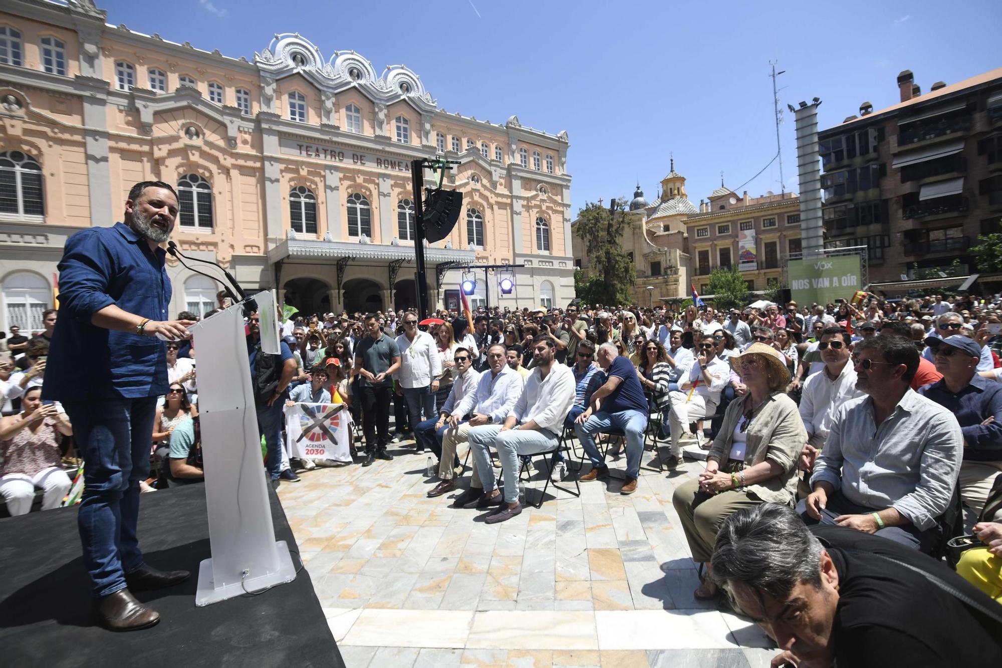 Acto de Santiago Abascal y Jorge Buxadé en Murcia