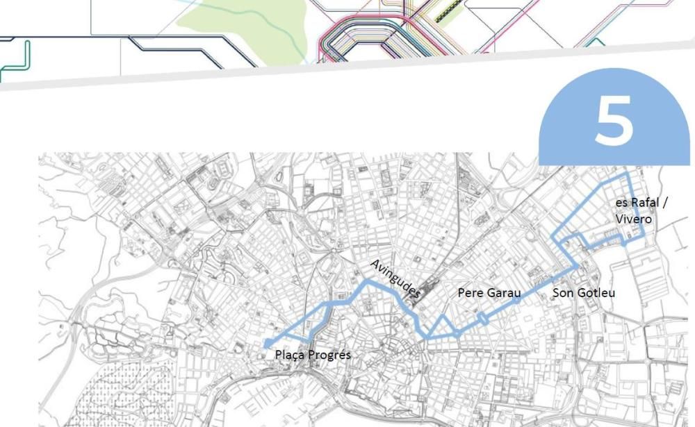 Consulta las nuevas líneas de autobuses de Palma