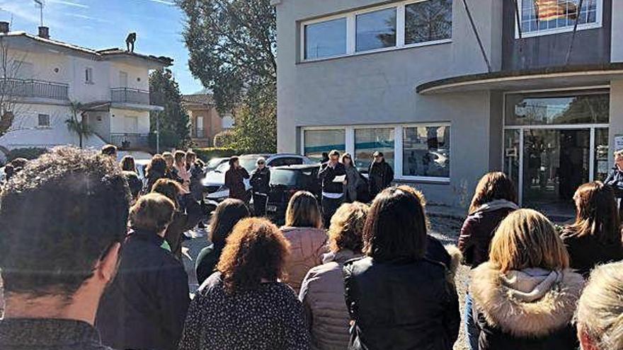 Santa Coloma de Farners  Mobilització a la seu comarcal