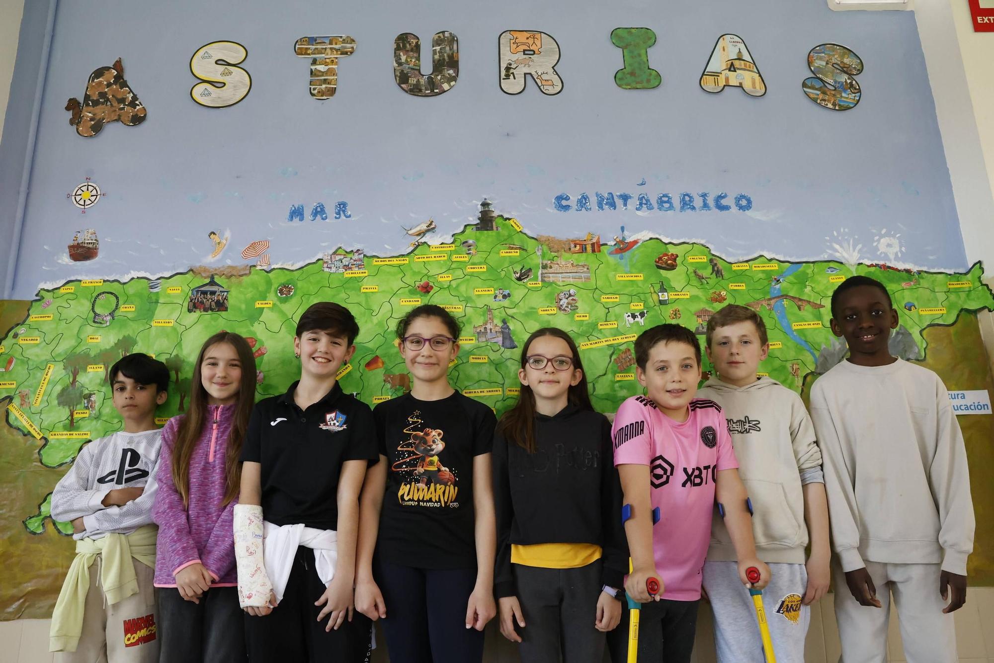 El colexu Alfonso Camín demuestra que "tien bon canil"