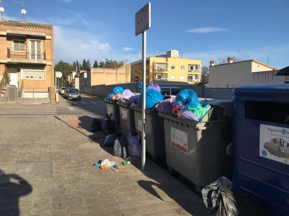 Vaga d'escombraries a Figueres
